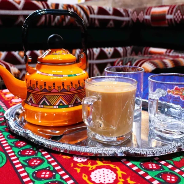 Pot of Karak Tea